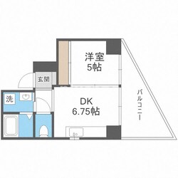 アクアスイート南森町の物件間取画像